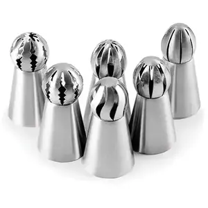 6 douilles russes en inox Lacor pas cher