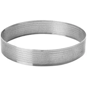 Comparateur de prix : Cercle à tarte perforé - LACOR - Ø 24 cm - Inox