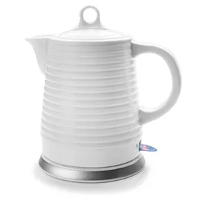 Comparateur de prix : Bouilloire en céramique blanche 1.3 litre - Lacor - Blanc - Céramique