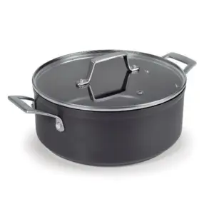 Comparateur de prix : Chef et Sommelier LACOR Faitout avec couvercle en aluminium anodisé Anodized - Ø 24 cm