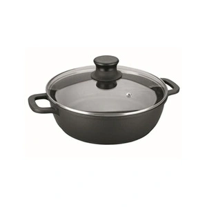 Comparateur de prix : Lacor 25832 Faitout bas Fonte Aluminium avec Couvercle en Verre 32 x 34 x 10 cm