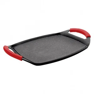 Lacor 25547 Plancha Façon Pierre, 33,5x25 cm, Noir pas cher