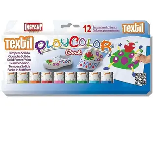 GRAINE CREATIVE 12 tubes de gouache en stick - Playcolor one Textil pas cher