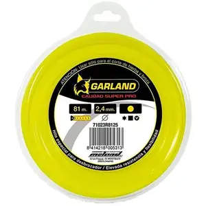 Comparateur de prix : Fil Nylon Garland Pour Débroussailleuses Estrella Ø 2,4mm 81m - Talla