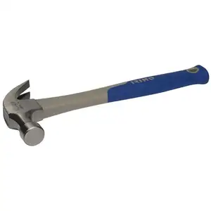 Comparateur de prix : Marteau De Charpentier Manche En Fibre De Verre, 30mm 560g 520-63-2 Irimo