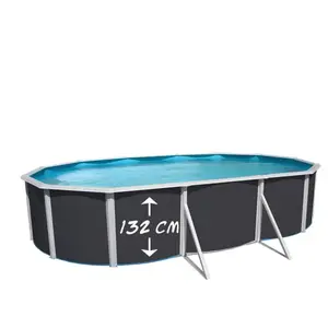 Kit Piscine hors sol acier TOI - Magnum - 640 x 366 x 132 cm - Ovale (...Vendu parcdiscount