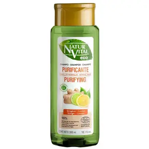 Comparateur de prix : NATURVITAL - Shampoing purifiant gingembre et citron 300 ml
