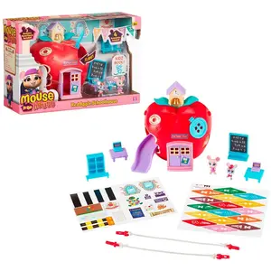 Comparateur de prix : Millie & Friends Mouse in the House Bandai Coffret De Jeu El Cole Figurine Pomme Rouge