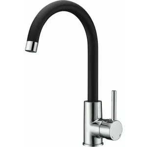 Comparateur de prix : ROUSSEAU Mitigeur évier ILO bicolore noir et chromé