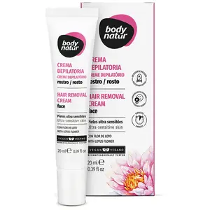 Body Natur Crème Dépilatoire Visage Peau Sensible Lotus 20ml