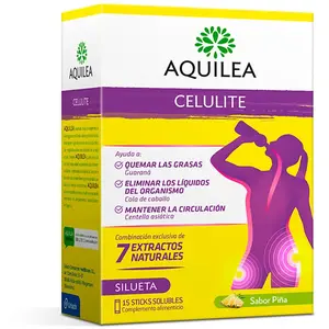 Comparateur de prix : Aquilea Celulina Traitement de la Cellulite 15 Sticks Buvables de 10 ml
