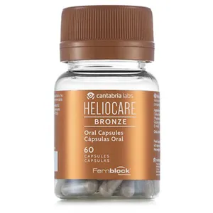Comparateur de prix : Cantabria Labs Heliocare Bronze fotoprotección desde el interior aceleradora del bronceado 60 cápsulas