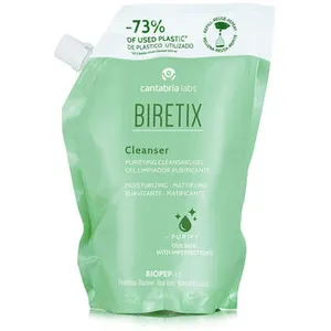 Comparateur de prix : Cantabria Labs Biretix Cleanser gel limpiador purificante recarga 400 ml