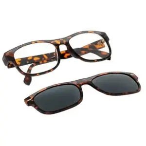 Acofarma Nesira Lunettes Clip Solaire Polarisé +1 Tortue 1ut