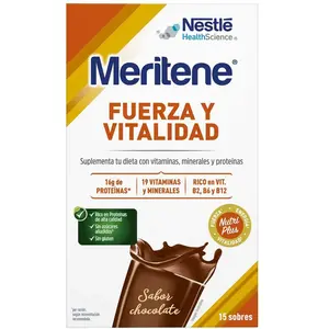 Meritene Milkshake saveur chocolat 15 enveloppes pas cher