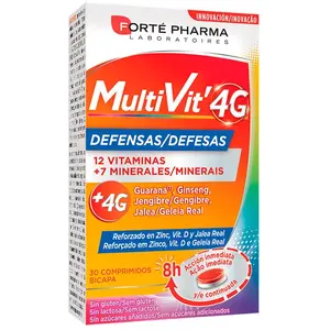 Forté Pharma Multivit 4G defensas 30 comprimidos