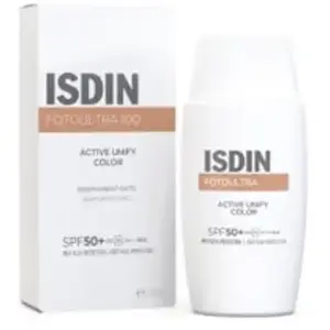 Isdin Fotoultra 100 Active Unify Color Spf 50+ crème solaire teintée 50 ml