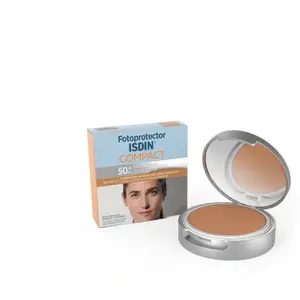 Maquillage compact - ISDIN - SPF50 Bronze - 10g - Protection UV - Sans alcool