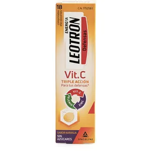 Comparateur de prix : Leotron Vitamine C comprimés effervescents triple action #Orange