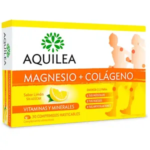Aquilea Magnesio + Colágeno comprimidos masticables 30 u pas cher