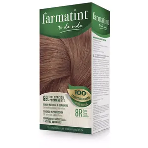 Comparateur de prix : Farmatint Gel coloration permanente #8r-blond cuivré clair