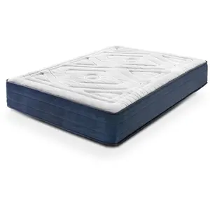 BE ZEN Matelas à ressorts ensachés  double face hiver-été  140x190 pas cher