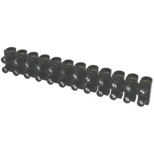 SOLERA Barrette de connexion "domino" 12 entrées 10mm² noire RE10-10NVendu parbis-electric