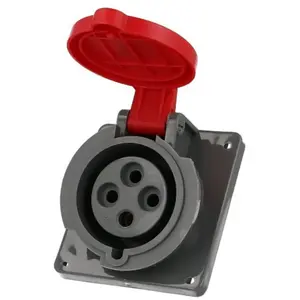 SOLERA Socle femelle CEE triphasé, 4 x 32A, incliné 931144ABVendu parbis-electric