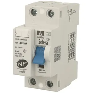 Interrupteur différentiel électrique 2P 40A / 30mA / type a SoleraVendu parbis-electric