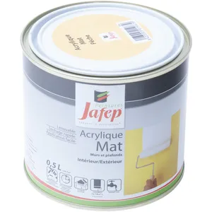 Comparateur de prix : Jafep - Peinture acrylique Pêche mat 0,5 l
