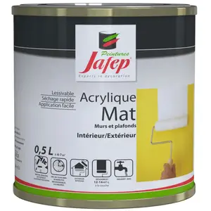 Comparateur de prix : Jafep - Peinture acrylique mat mauve 0,5 l