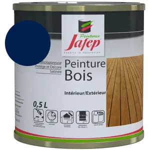 Comparateur de prix : Peinture bois bleu marine Jafep 0,5 L