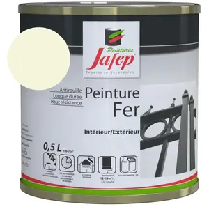 JAFEP Peinture fer antirouille beige 0,5L 500 mlVendu parcdiscount