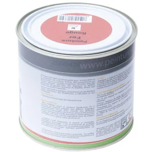 Comparateur de prix : Peinture fer antirouille rouge 0,5L 500 ml