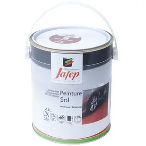 Comparateur de prix : Peinture sol rouge rouille Jafep 2,5 L
