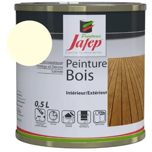 Comparateur de prix : JAFEP Peinture bois blanc écru 0,5l