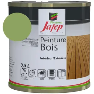 Comparateur de prix : Peinture bois vert savane 0,5l 0,5 L
