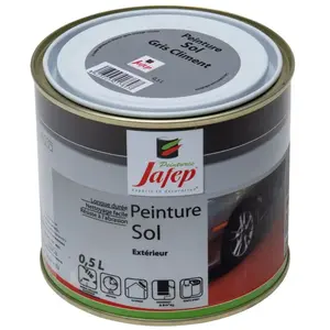 JAFEP Peinture sol gris ciment 0,5 L pas cher