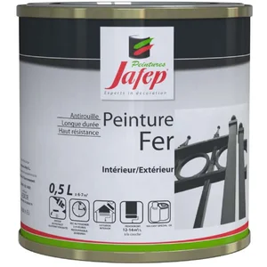 Peinture fer antirouille noir 0,5lVendu parcdiscount