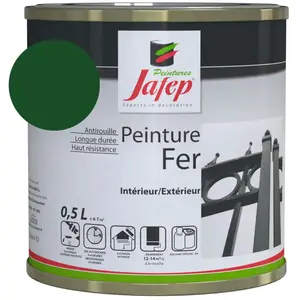 JAFEP Peinture fer antirouille vert anglais 0,5 L pas cher