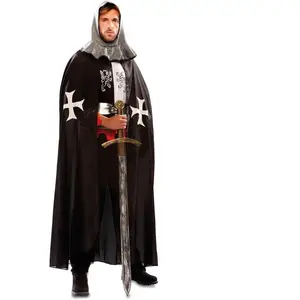 Déguisement Cape Médiévale - Noire - Adulte