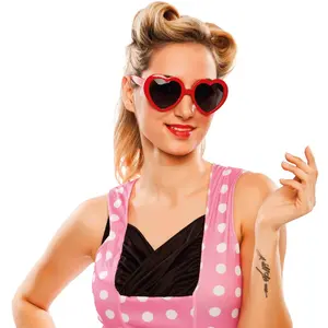 Comparateur de prix : RueDeLaFete Lunettes Coeur Rouge