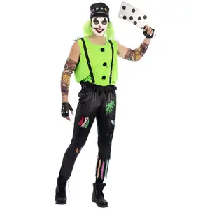 RueDeLaFete DÉGUISEMENT CLOWN BIKER (HOMME T-XL) pas cher