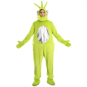 RueDeLaFete DÉGUISEMENT ALIEN VERT (HOMME T-ML) pas cher