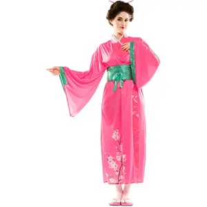 Comparateur de prix : RueDeLaFete Déguisement de Japonaise - Rose - Femme
