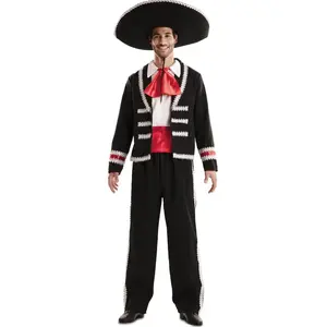 Déguisement Mexicain - Homme - M/L - Noir - Adulte