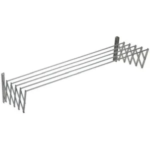 Comparateur de prix : Sauvic 90835 Séchoir à Linge Extensible Aluminium 120 x 13,5 x 26,5 cm