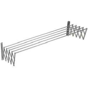Comparateur de prix : Sauvic 90830 Séchoir à Linge Extensible Aluminium 100 x 13,5 x 26,5 cm
