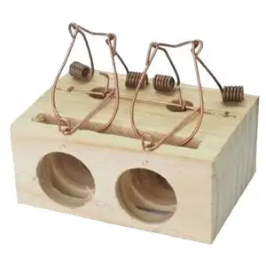 Comparateur de prix : Sauvic 15235-Piège à Souris à 2 Trous, en Bois, Petite