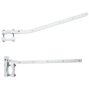 Comparateur de prix : Sauvic 89415 Séchoir à Linge Balcon Adaptable Métal Blanc 63 x 3 x 7 cm
